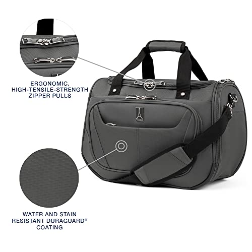 Travelpro Maxlite 5 Softside Lightweight Underseat Carry-On Travel Tote, Overnight Weekender Bag - color: Shdw Gry