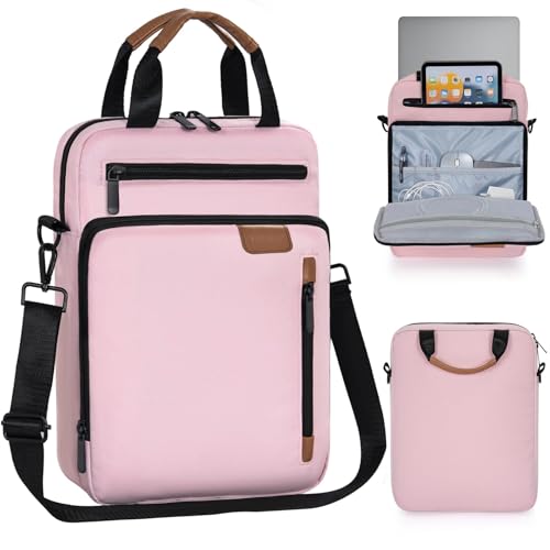13.3-14 Inch Laptop Sleeve Bag, Padded Carrying Case for New MacBook Neo 13" (A18 Pro), MacBook Pro 14" M5/M4/M3/M2 14" /13", MacBook Air 13.6"/14" M5/M4/M3/M2 2026-2022, Surface Pro AI PC/9/8 13" - color: Pink, size: 13.3-14 Inch
