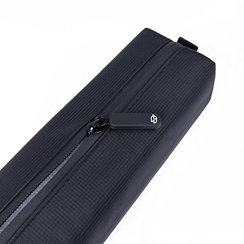 Comfyable Small Toiletry Bag for Men, Slim Mini Toothbrush Bag, Dopp Kit Bag - color: Black, size: Small