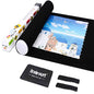 Lavievert Jigsaw Puzzle Roll Mat Puzzle Storage Saver Black Felt Mat, Long Box Package, No Folded Creases, Jigroll Up to 1,500 Pieces - Comes with A Drawstring Opening Design Bag - color: Black With a Storage Bag