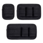 3 Piece EDC Elastic Bag Insert Pouch Panel Hook Backed Accessories Holder, Tactical Backpack Insert Modular Organizers and Storage Pouch - color: Black