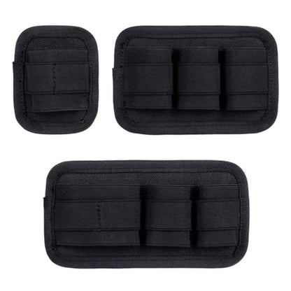 3 Piece EDC Elastic Bag Insert Pouch Panel Hook Backed Accessories Holder, Tactical Backpack Insert Modular Organizers and Storage Pouch - color: Green