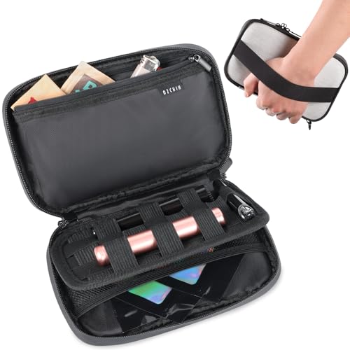 OZCHIN Smell Proof Bag Pocket Bag Activated Carbon Fiber 8'' x 5'' Portable Carry Pouch for Travel (Grey) - color: Grey