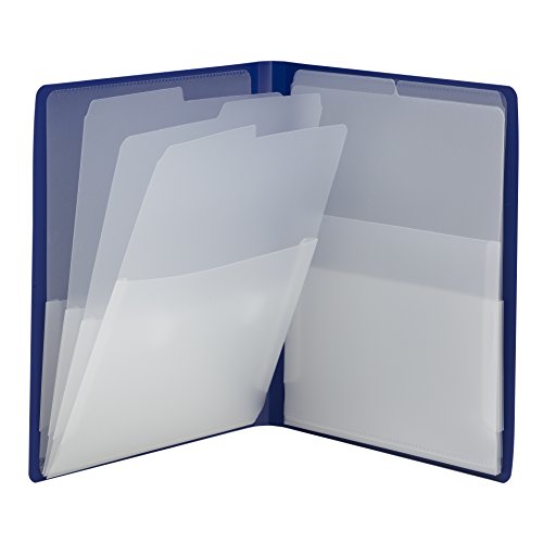 Smead Organized Up Multi Pocket Organizer, Eight Pockets, Letter Size, Dark Blue - color: Dark Blue, size: Letter (Pack of 1)