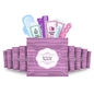 Menstrual Kit All-in-One 10 Pack | Convenience on the Go | Period Kit Pack for Travelling, Tweens & Teenagers or just When You’re Out | Individually Wrapped Feminine Hygiene Product (Purple) - color: Purple