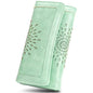 APHISON Womens Wallets RFID Blocking Leather Clutch Long Wallet for Women Card Holder Phone Organizer Ladies Travel Purse Hollow Out Sunflower Design Gift - color: A5-Peppermint Mambo Green