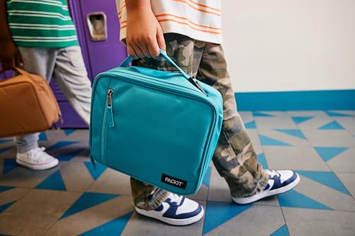 PackIt Freezable Classic Lunch Box, Camo, Built with EcoFreeze Technology, Collapsible, Reusable, Zip Closure With Zip Front Pocket and Buckle Handle, Perfect for Lunches - color: Camo