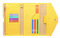 ZOPPEN Mulit-purpose Rfid Blocking Passport Holder Travel Wallet (Ver.4) Passport and Vaccine Card Holder ComboTri-fold Document Organizer Travel Essentials - color: #22 Primrose Yellow