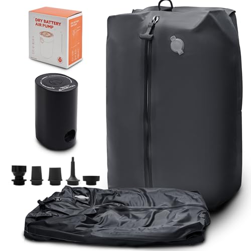 Vacuum Compression Reusable Bags for Travel: Space-Saving Waterproof Storage Bag with Pump - Suitablefor Luggage Packing and Carry on, Backpack & Closet Organization(Black, 17 inch, 28L) - color: Black, size: 17"