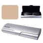 Philley Aluminum Ultra-Light Eyeglasses Case Hard Shell Nearsighted Glasses Case for Women & Men - color: Silver