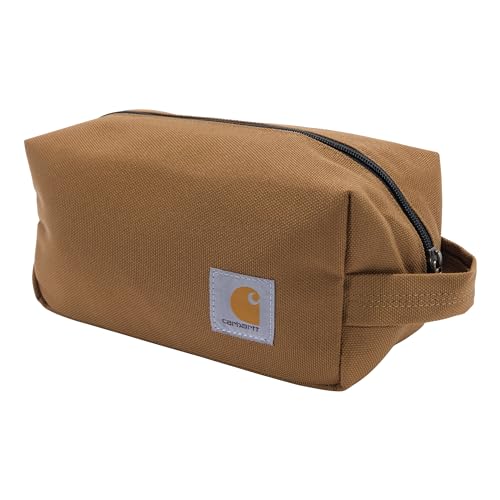Carhartt Durable Travel Kit, Organize Essentials W/the Water Resistance Toiletry Bag, Carhartt Brown - color: Carhartt Brown