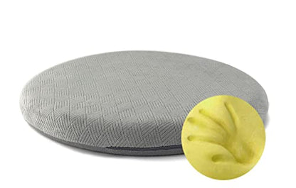 Sigmat Memory Foam Seat Cushion Anti-Slip Soft Round Stool Cushion Chair Pad 13 Inch Grey - color: Grey, size: 13 Inch