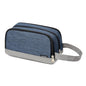 Yeiotsy Men's Travel Toiletry Bag – Small Dopp Kit with Mesh Pockets & 3 Compartments, Durable Shaving Organizer for Gym, Camping & Weekend Trips - color: Dark Blue