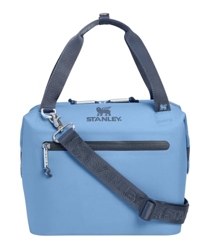 Stanley All Day Julienne Soft Cooler Bag and Lunch Box | Insulated Travel Bag with Zipper | BPA-Free - color: Blue Sky, style: Mini