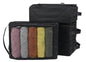 Gloppie 4-Pack Packing Cubes for Luggage - Organizer Suitcase Bags Set - Carry On Travel Accessories - color: 4 PACK Black Honeycomb