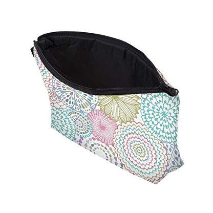 Deanfun Cosmetic Bag for Women, Mandala Flowers Waterproof Makeup Bags Roomy Toiletry Pouch Travel Accessories Gifts (51561) - color: 51561