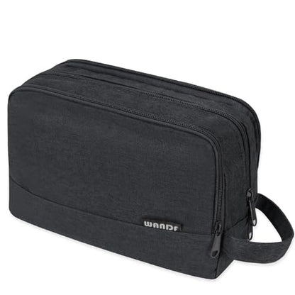 Toiletry Bag for Men Hanging Dopp Kit Water Resistant Shaving Bag Small Toiletry Bag for Traveling (Denim Pure Black) - color: Denim Pure lack