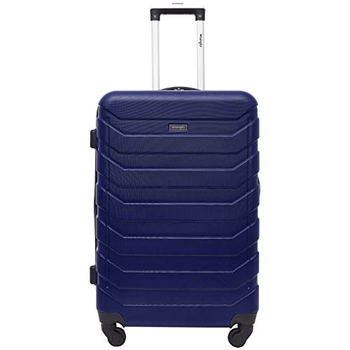 Wrangler 4 Piece Miami Luggage and Packing Cubes Set, Blue - color: Blue, size: 4 Piece Set