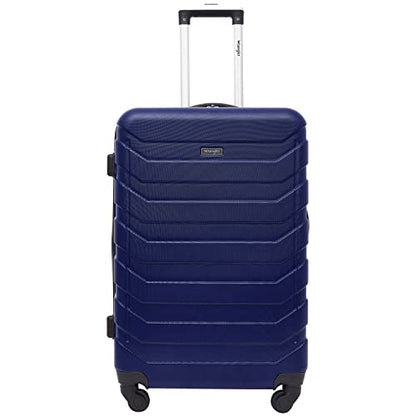 Wrangler 4 Piece Miami Luggage and Packing Cubes Set, Blue - color: Blue, size: 4 Piece Set