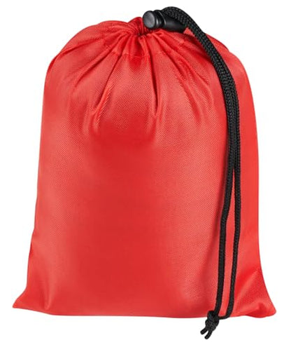 PALTERWEAR Drawstring Bag with Toggle - Nylon Cinch and Ditty Pouch Six-Pack (Red, 5 x 7 Inch, Set of 6) - color: Red, size: 5 x 7 Inch