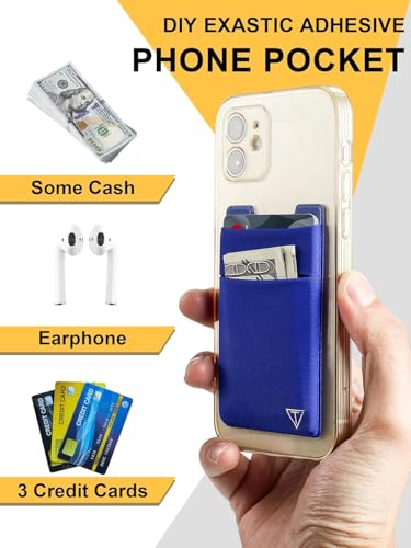 TOYFID Aluminum Wallet for Men - RFID Protected, Scratch Resistant, Large Capacity, Extra Pocket, Sliding Button, Blue - color: navy blue A