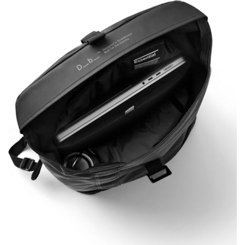 Db Journey Essential Backpack - Travel Backpack with Laptop Compartment for Work, and Gym, Lightweight, Roller Bag Attachment, 12L - Black Out - color: Black Out