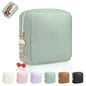 4.9" Small Makeup Bag for Purse, PU Mini Cosmetic Bag with Ring Buckle, Portable Small Makeup Travel Toiletry Pouches for Women, Birthday/Wedding/Christmas Gifts (Green) - color: Green-4.9 inch