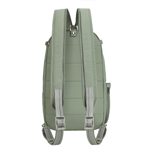 Travelon Anti-Theft Roam Convertible Backpack Sling - color: Moss