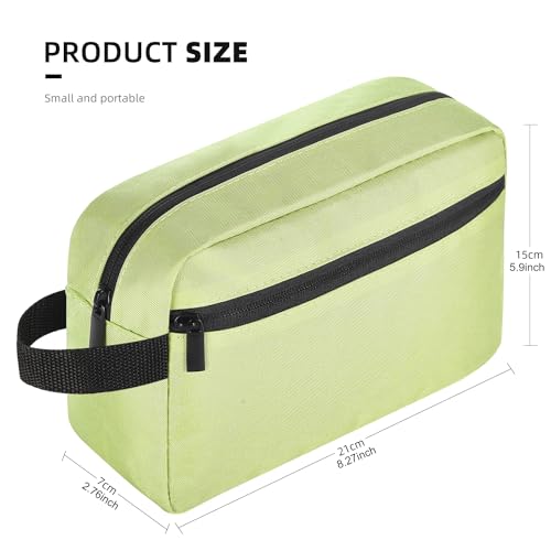 Icramsy Travel Toiletry bag Toiletry bag for women men Hanging Cosmetic bag Travel accessories for Women Men (Grass green) - color: Grass green