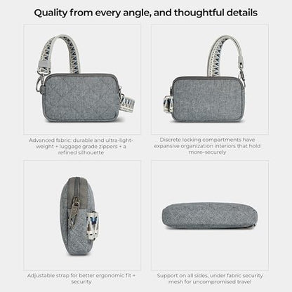 Travelon Anti-Theft Boho Phone Sling | Anti-Theft - color: Gray Heather