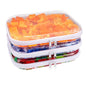 Clear Hard Shell Zipper Case,3PCS Transparent Clear Zipper Pouches,Hard Side Plastic Case Set,Portable Travel Storage Organizer Bins - color: 3PCS-L