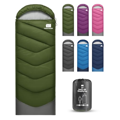 Sleeping Bags for Adults Cold Weather & Warm,Backpacking Camping Sleeping Bag for Tall Girls Boys,Lightweight,Compact,Waterproof Camping Gear for Traveling,Hiking,Hotel,Outdoor & Indoor - color: Green, size: 3lb(50-70℉)