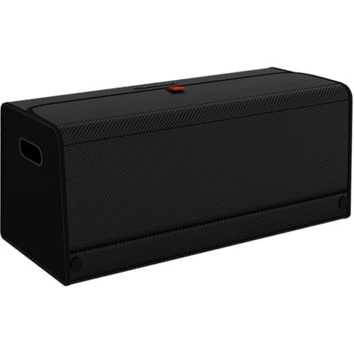 GMQ Car Trunk Organizer for SUV,Car Organizers and Storage with Collapsible Storage, Magnetic Lid Large Capacity for SUV, Truck, MPV (Carbon Black, XXL-29.5×13×12.5 IN) - color: Carbon Black, size: XXL-29.5×13×12.5 IN