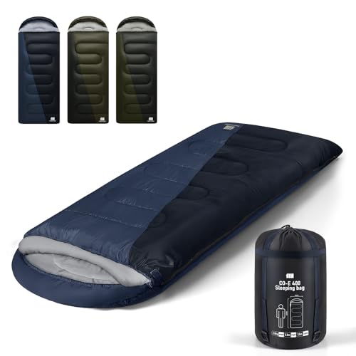 XXL Winter Sleeping Bags for Adults Cold Weather,Camping Sleeping Bag for Kids with Compression Sack,4 Season Camping Essentials Gear for Hiking,Traveling,Outdoor,Backpacking,Climbing