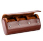 Watch Travel Case Hold 3 PCS Watches Travel Watch Case for Wristwatches & Smart Watches and Watch Travel Case for Men - size: 3 Slot