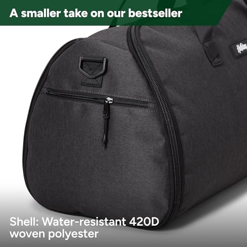 Halfday Convertible 2-in-1 Garment Duffel Weekender Bag 40L: Wrinkle-Free Travel (Hanging Suit Compartment, Shoe Pockets, Trolley Sleeve), Durable & Water-Resistant Carry-on, Shadow - color: Shadow, style: Original, 40l