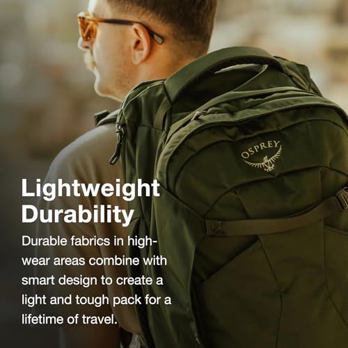 Osprey Farpoint 40L Men's Travel Backpack, Muted Space Blue - color: Muted Space Blue, size: 40L