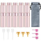 Tekson 5PCS 8ml Travel Perfume Atomizer Refillable, Mini Cologne Spray Bottle Empty, Small Aftershave Sprayer for Liquid Dispenser (Pink) - color: pink