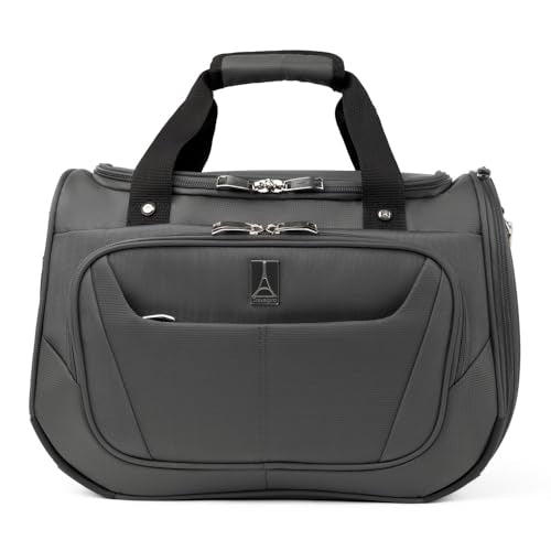 Travelpro Maxlite 5 Softside Lightweight Underseat Carry-On Travel Tote, Overnight Weekender Bag - color: Shdw Gry