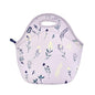 Built Gourmet Getaway Lunch Bag - Thistle Ditsy, Neoprene Insulated Food Carrier with Zipper & Handles, Hot & Cold Lunch Tote for Work, Travel, Picnics & Snacks - Large, Reusable, Machine Washable - color: Thistle Ditsy