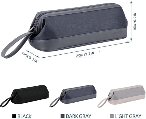 2026 Latest Shark Flex Style Travel Case for Dyson Airwrap Hair Dryer Brush Revlon Hair Tools Travel Bag Carrying Case Flat Curling Iron Organizer(Dark Gray) - color: Dark Gray