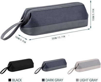 2026 Latest Shark Flex Style Travel Case for Dyson Airwrap Hair Dryer Brush Revlon Hair Tools Travel Bag Carrying Case Flat Curling Iron Organizer(Dark Gray) - color: Dark Gray