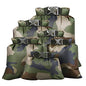 Pimoys 6 Pack Waterproof Dry Sacks, Lightweight Outdoor Dry Bags Ultimate Dry Bags for Kayaking Rafting Camping (8L, 5L, 3.5L, 3L, 2.5L, 1.5L) - color: Camouflage