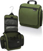 D&D Wanderlust D&D Hanging Travel Toiletry Bag for Men and Women – Cosmetics, Makeup and Toiletries Organizer Kit with 10 Compartments - color: Green Large