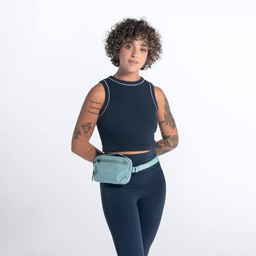 Sherpani Hyk, Small Sling Bag, 1L Belt Bag, Lightweight Travel Fanny Pack, Sling Crossbody Purse with RFID Blocking - color: Surf