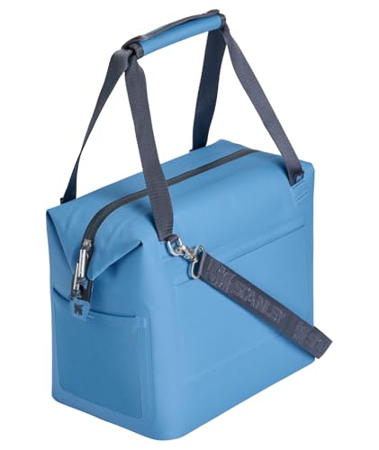 Stanley All Day Julienne Soft Cooler Bag and Lunch Box | Insulated Travel Bag with Zipper | BPA-Free - color: Blue Sky, style: Midi
