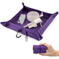 HIKEMAN Mini Hiking Seat Mat，Portable Lightweight Folding Mat，Outdoor Sitting Pad， Double-Sided Waterproof seat Cushion，Suitable Camping Seat for Picnic, Camping, Hiking - color: Purple