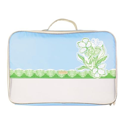 Lilly Pulitzer Packing Cubes Set of 3, Small, Medium & Large Suitcase Organizers, Travel Must Haves for Luggage (Swayin in the Breeze)