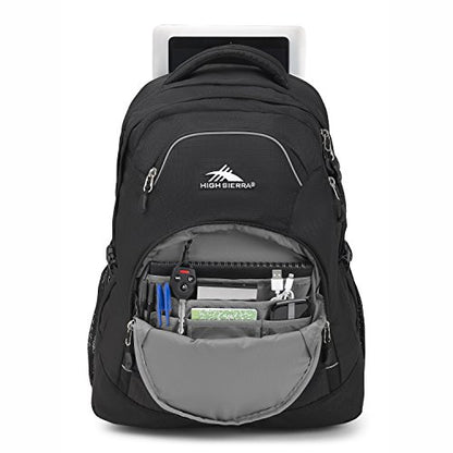 High Sierra Access 2.0 Laptop Backpack, Black, One Size - color: Black