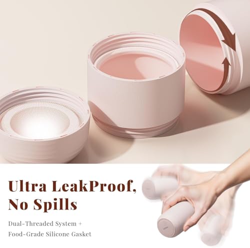 New Travel Toiletry Containers [Ultra Leakproof] TSA-Approved, PLA Hard Shell Jars with 5 Magnetic Labels, Wide Mouth Bottles for Lotion, Cleanser, Shampoo, Conditioner, Pink, 3 Pack, 2OZ - color: Pink, size: 2 oz / 60 ml